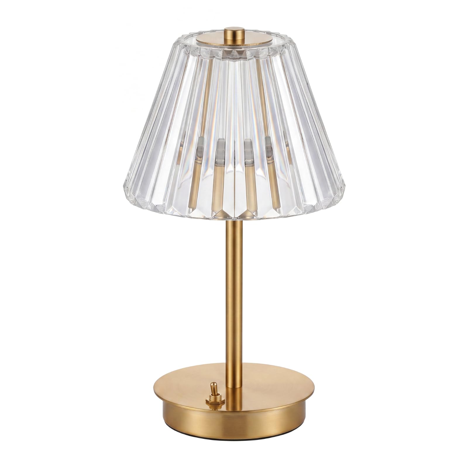 Pickmesh LED Touch Table Lamp with Acrylic Lampshade and Gol