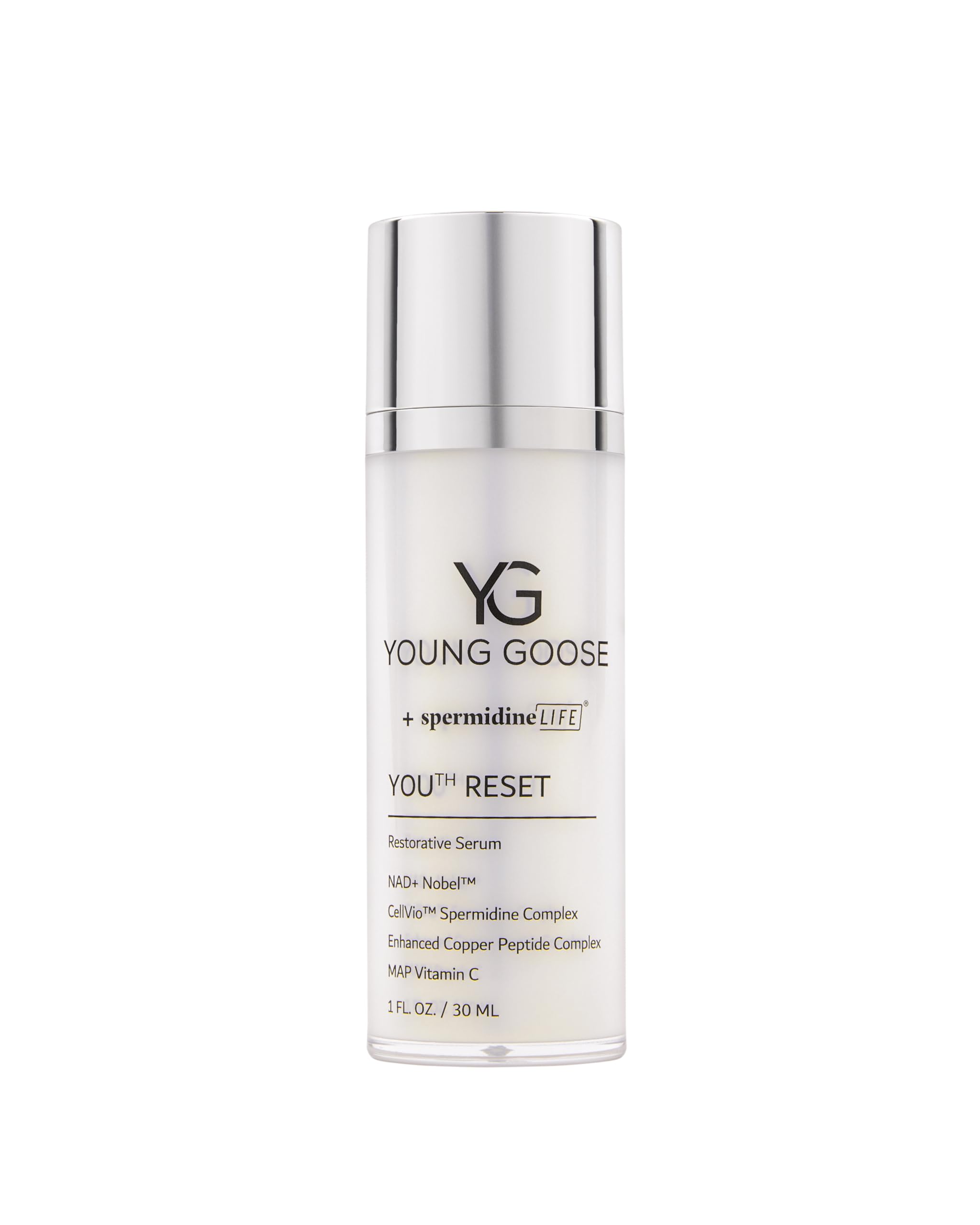 Young Goose, Youth Reset Serum | Cellular Regeneration and Repair | Improves Skin Texture | Promotes Skin Luminosity and Vibrancy - Large Size 30ml