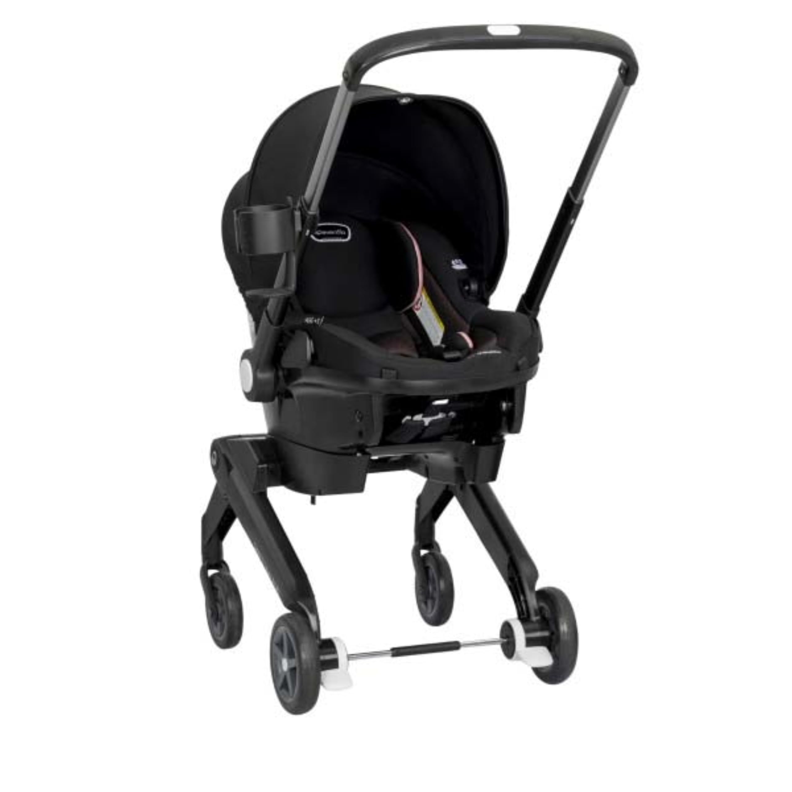 Evenflo Shyft DualRide Preemie and Infant Car Seat Stroller Combo 3-30lbs (Ayer Pink)