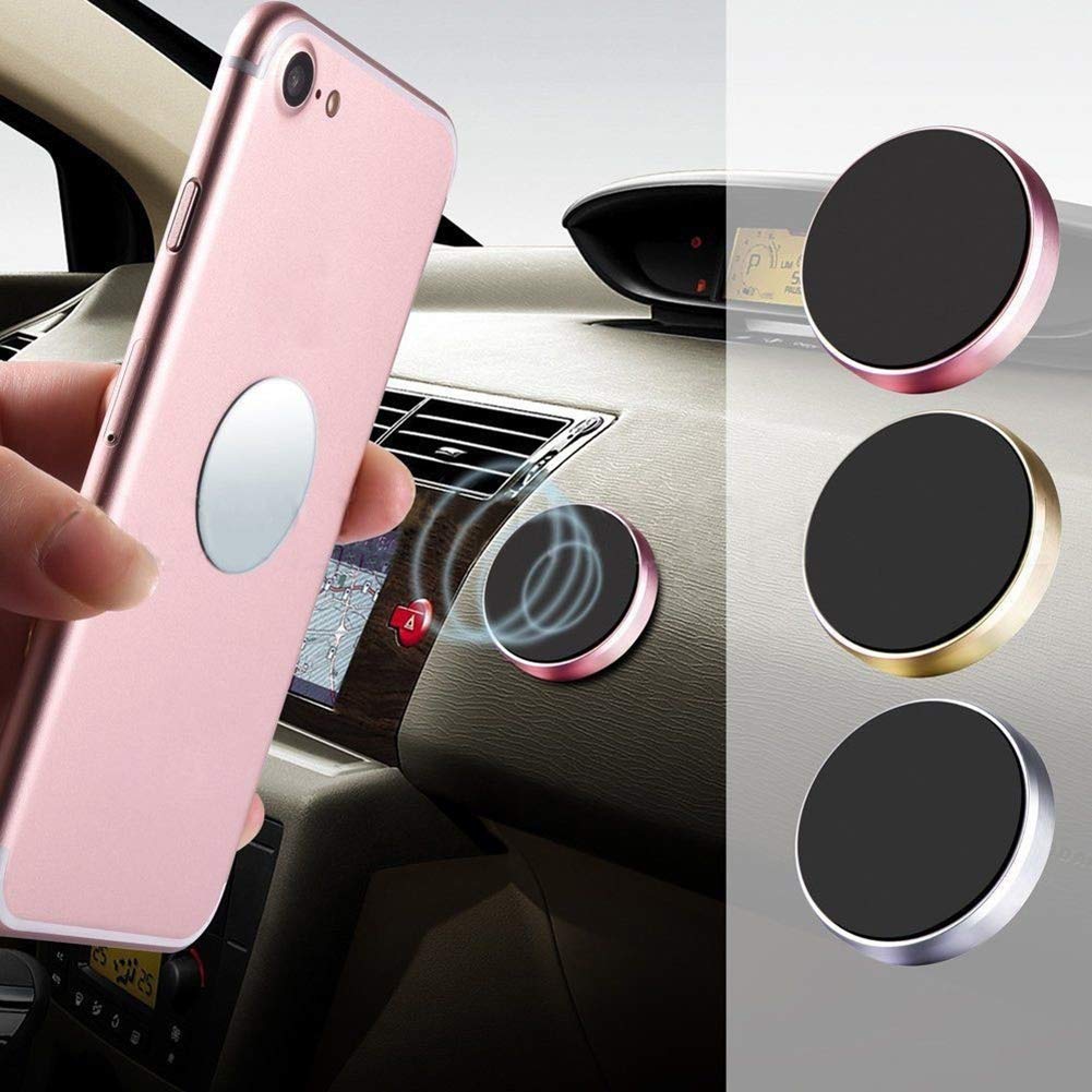 Magnetic Car Phone Holder Mini Universal Magnetic Auto Car Dashboard Cell Phone GPS Mount Holder Stand