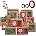 Produktbild Keksschachtel Weihnachten,Kekse Verpackung Weinachten Schachtel,Keksverpackungen Weihnachten Keksschachtel,Karton Box Verpackung Mit Sichtfenster,Weihnachten Geschenkbox Kekse