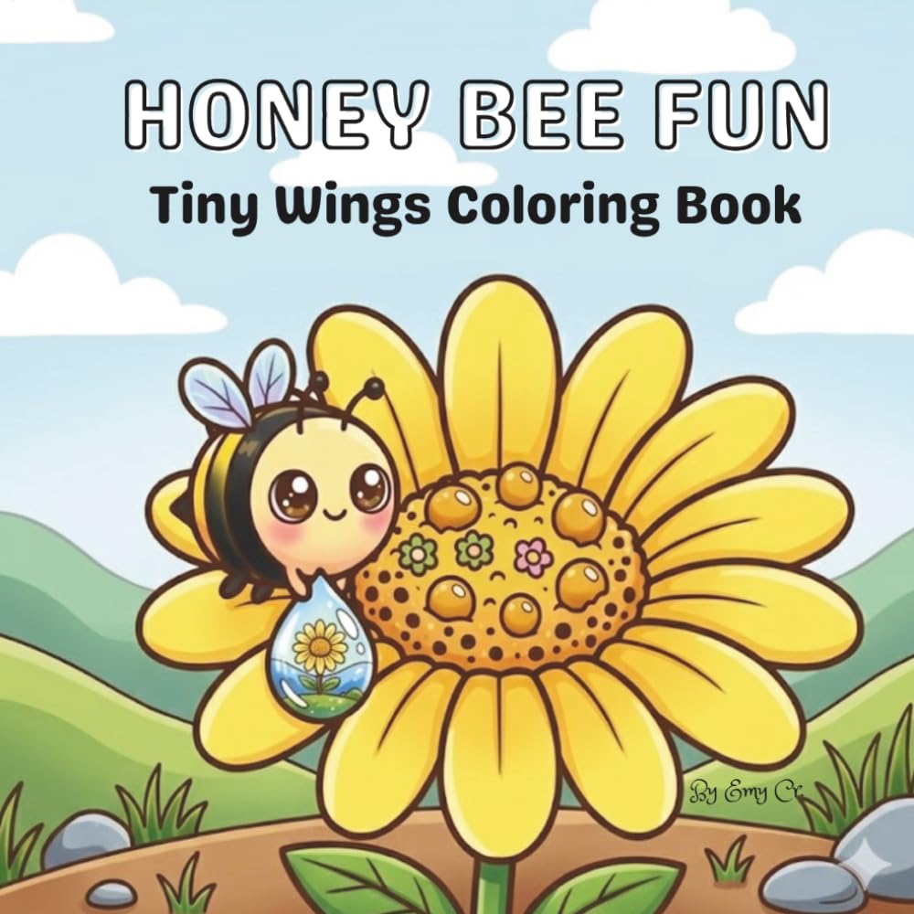 HONEY BEE FUN: Tiny Wings Coloring Book
