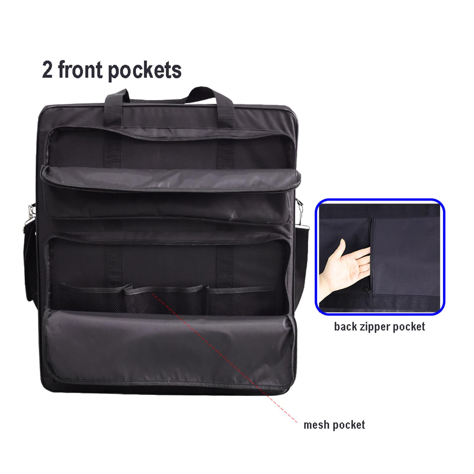 Torba na panele słoneczne Wodoodporna torba ochronna do przechowywania | Etui Podróżne Paneli Słonecznych na wyprawy plenerowe, ogród, podróże, plażę, festiwale, życie