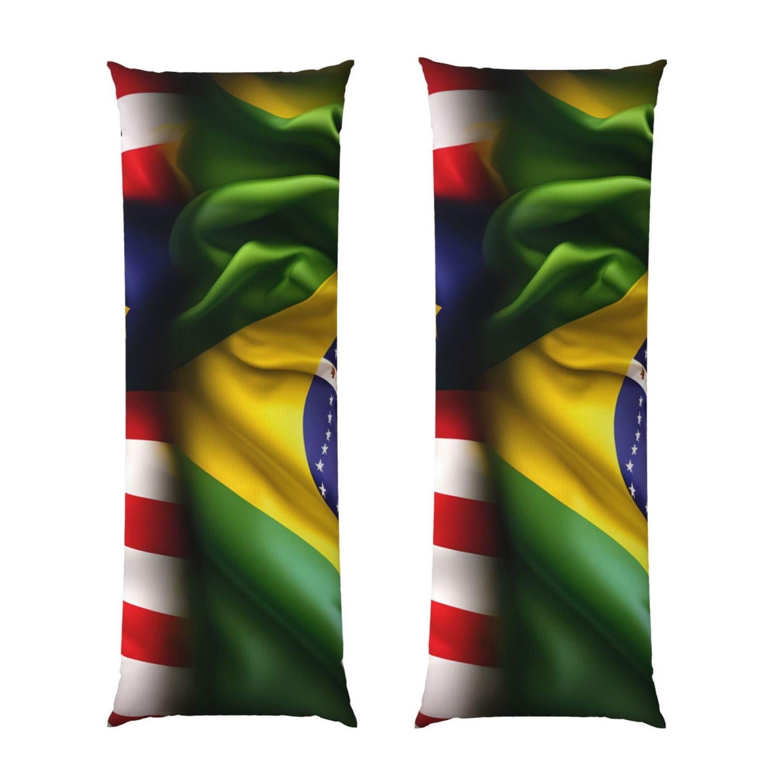 Housse de coussin de corps pour soulager le dos avec sa taie d'oreiller longue respirante
