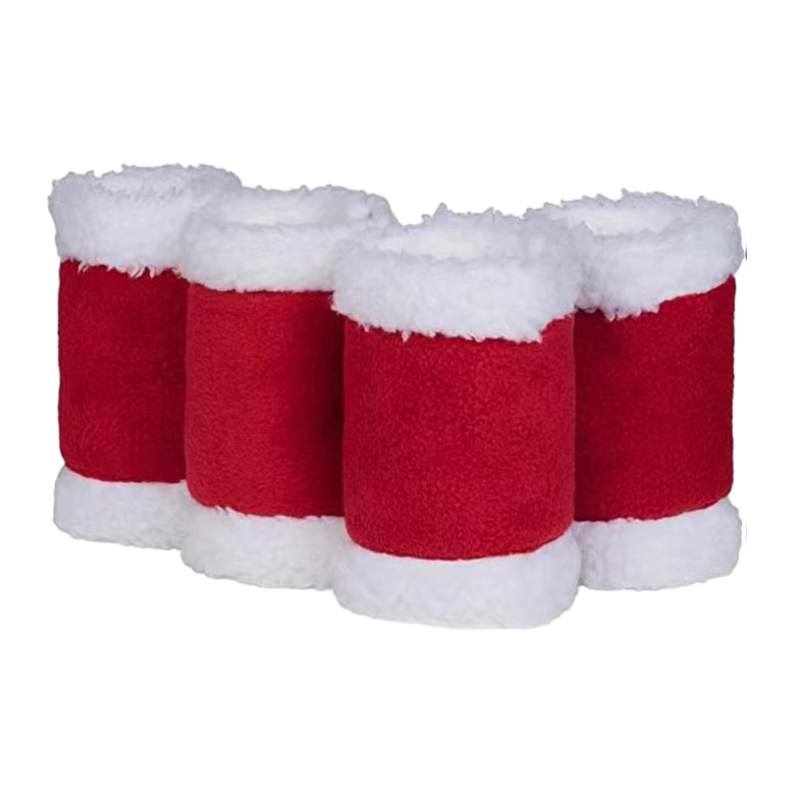 perfk 4 Uds. Envolturas para Patas de Caballo, protección para Patas de Caballo, Forro, Protector de piernas, Botas para Ganado, Deportes de