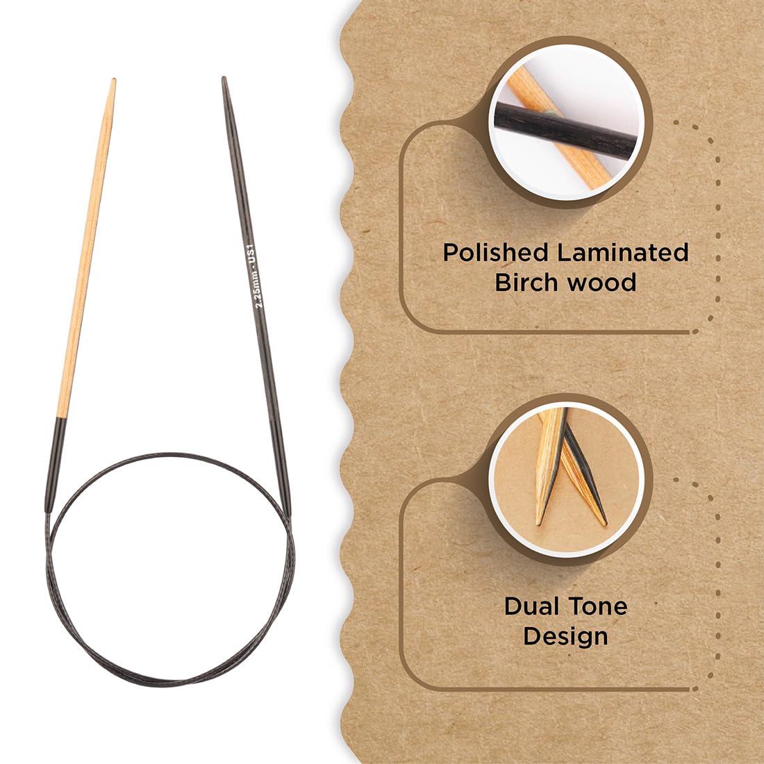 addi Lace Silver Tip Fixed Circular Needles 80 cm (32 Inch) 1.75 addi Lace Silver Tip Fixed Circular Needles 80 cm (32 Inch) 1.75