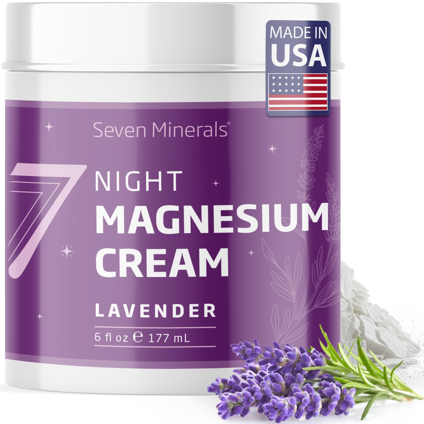 Seven Minerals Magnesium Cream for Sleep