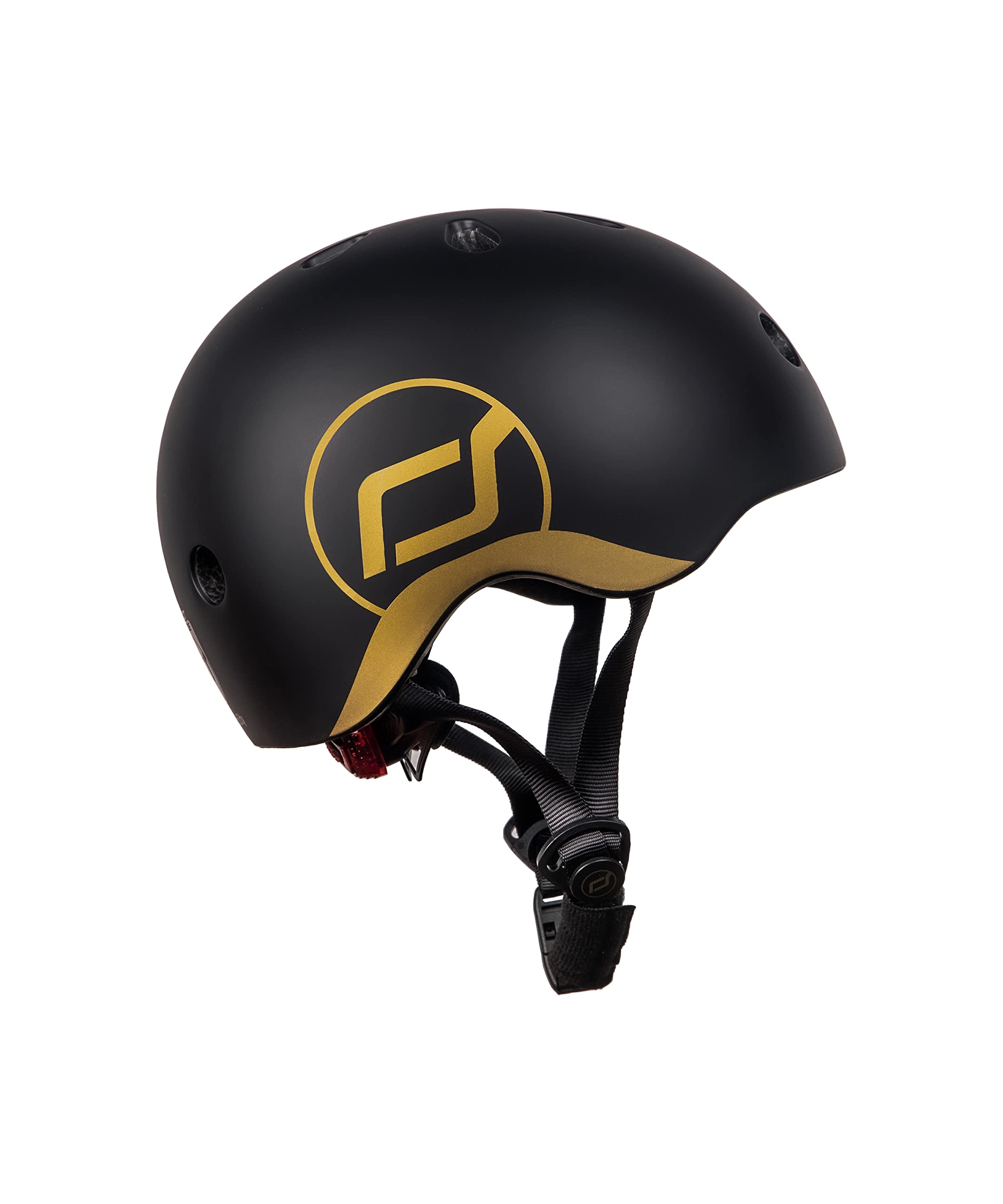 Scoot & RideScoot and Ride & Kid Helmet S-M Black/Gold