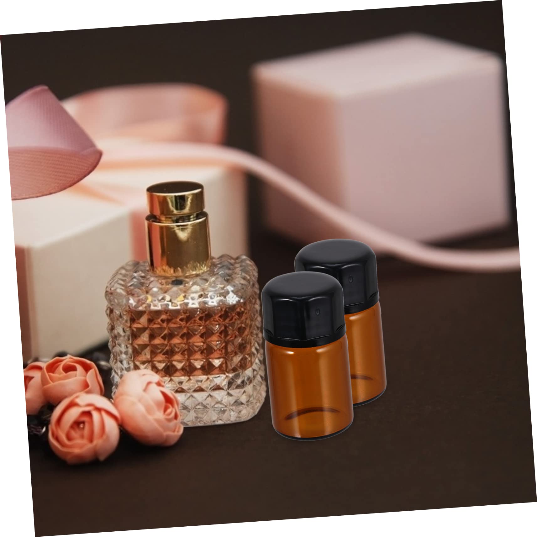 50piezas Frascos De Viaje para Cosméticos Dispensadores Recargables Botellas Prueba De Fugas para Lociones Aceites Esenciales Perfumes