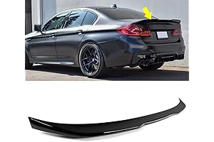 Gloss Black Rear Spoiler for BMW 530i