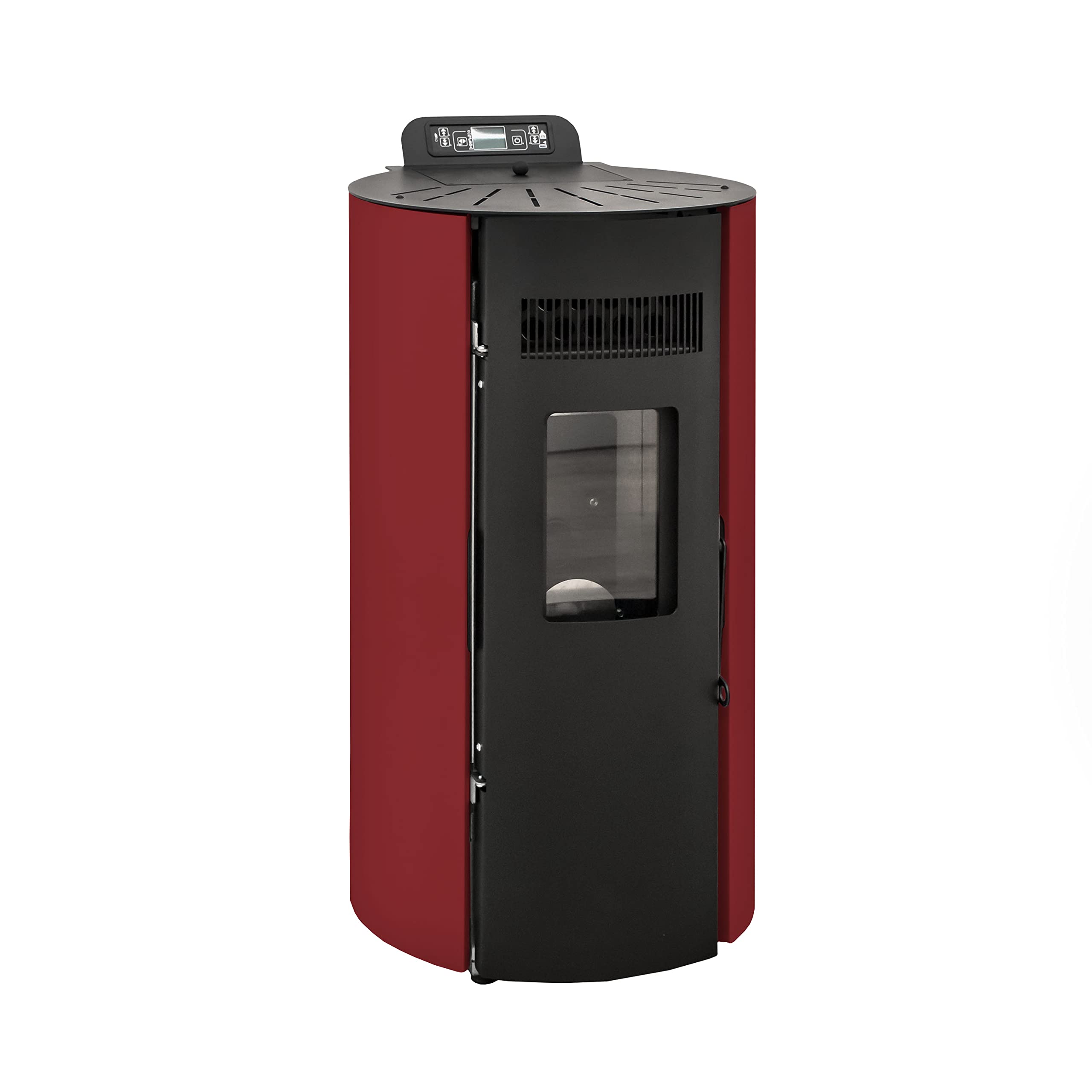 STUFE A PELLET ITALIA Boston 9 kW WiFi Pelletöfen Effizienz 91% Heizt 80m² Autonomie 21 Std. Programmierbar WiFi-Steuerung 5 Geschwindigkeiten