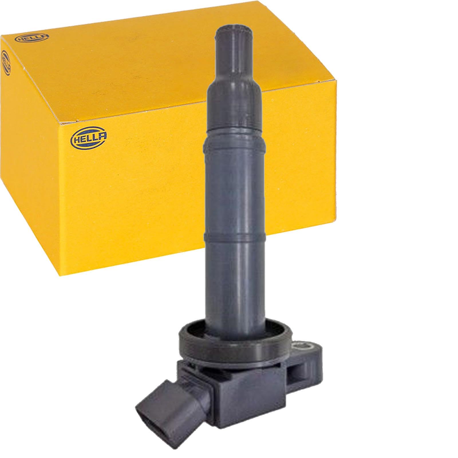 Hella 5DA 358 000-381 Bobina D'accensione - 12V - 4A... Poli - Bobina Di Accensione Cavità Candela - Avvitato - 4