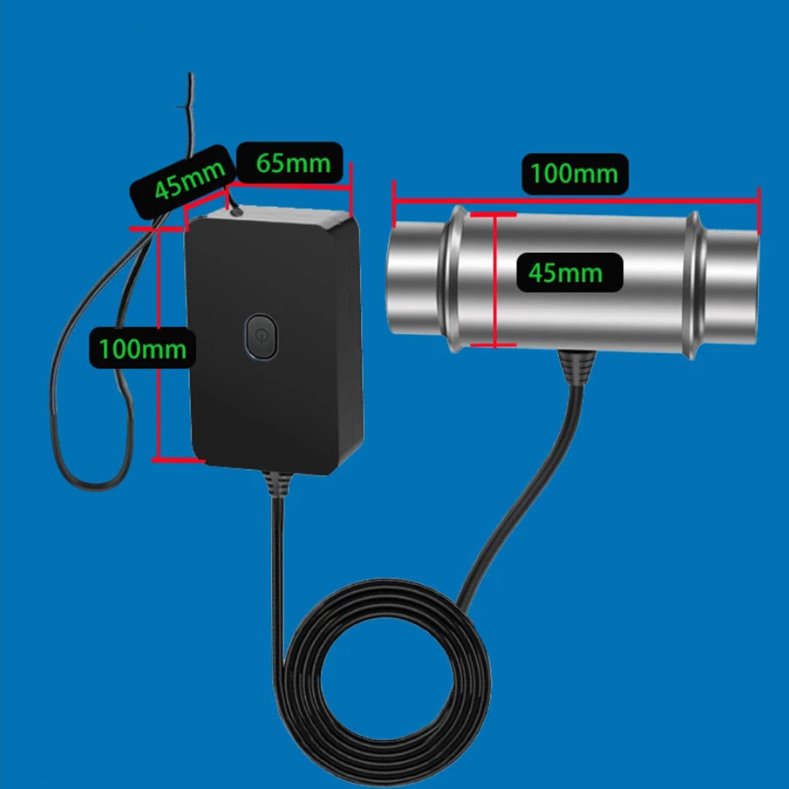 Mini Máquina De Limpieza Ultrasónica Sumergible, Limpiador Ultrasónico Portátil para El Hogar con Sonda De Aleación De Aluminio, Frecuencia De 40 Khz, Temporizador De 5 Minutos, para Frutas,