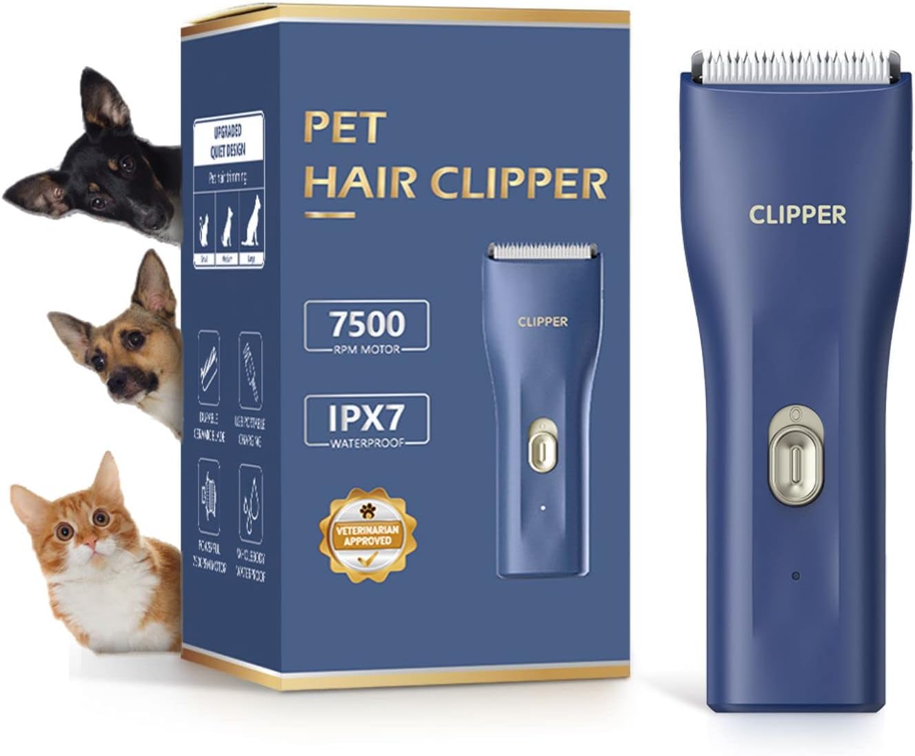 Pet Grooming Clippers Wahl Professional Animal Super Pocket Pro Pet, Dog, & Cat