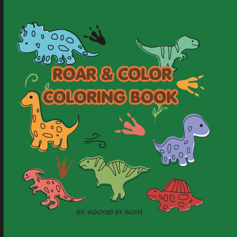 Roar & Color Coloring Book