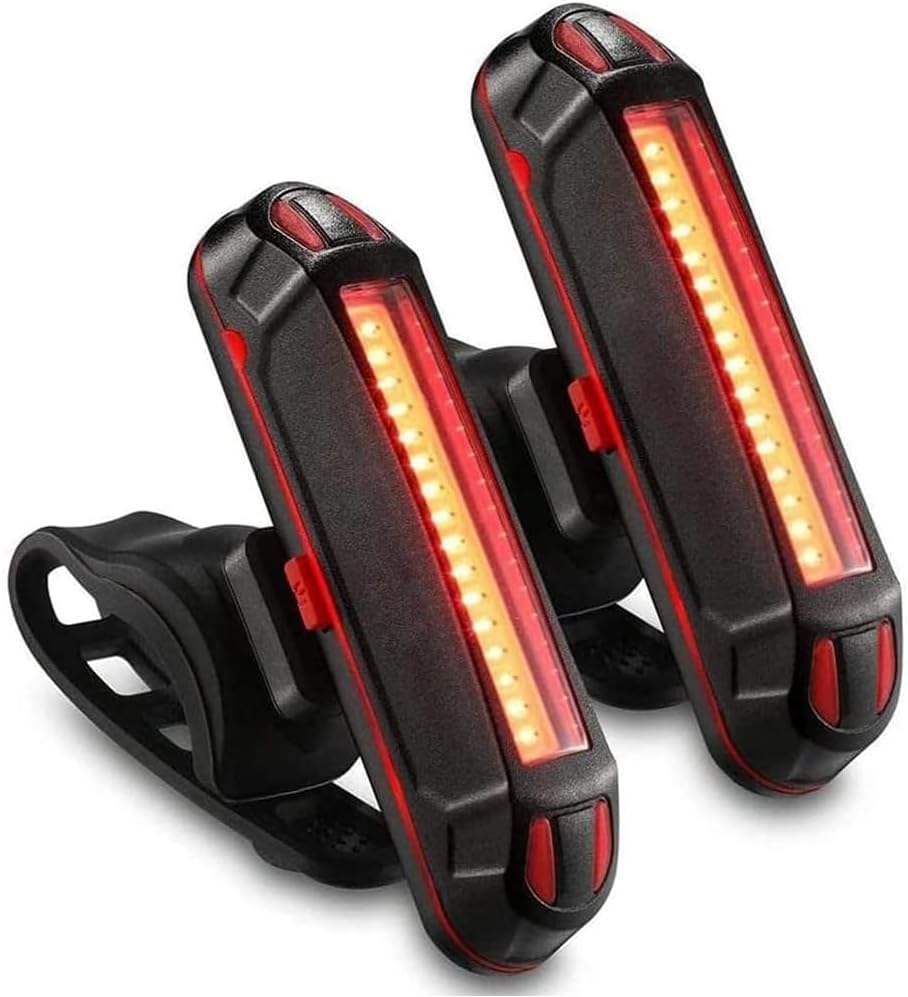 TCKW Ultra Bright Bicycle Tail Light, USB Rechargeable Taillight, Waterproof Bicycle LED Rear Light for Road MTB Mountain Bicycle, for Cycling Safety 2Sets-Black (B0CZZX9PQQ) Amazon Price History, Amazon Price Tracker