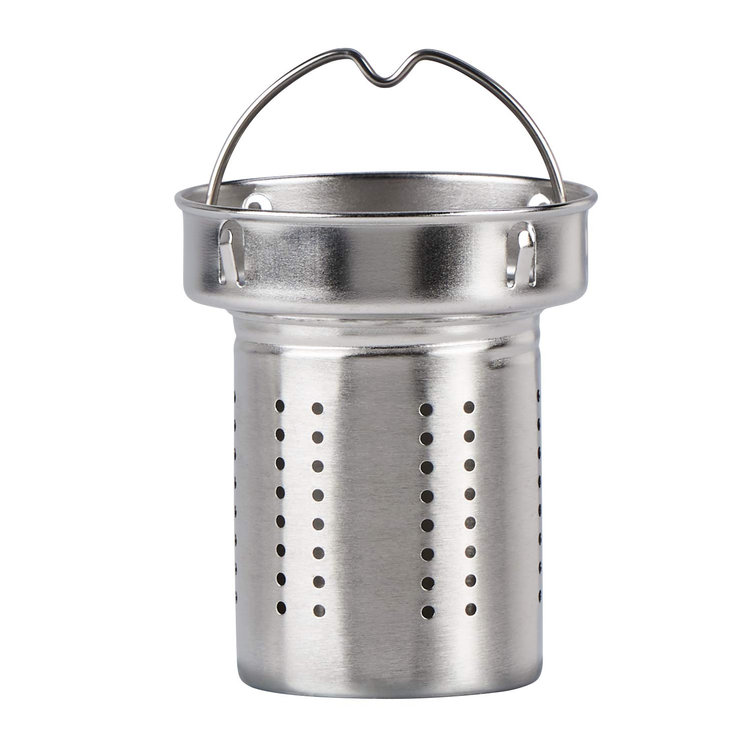 Emsa N20805 Tea Mug - Taza de té de cristal de doble pared | no aislante | mantiene 1 hora de agua | 0,4 litros | colador extraíble | sin BPA | 100% hermético | antigoteo | color azul