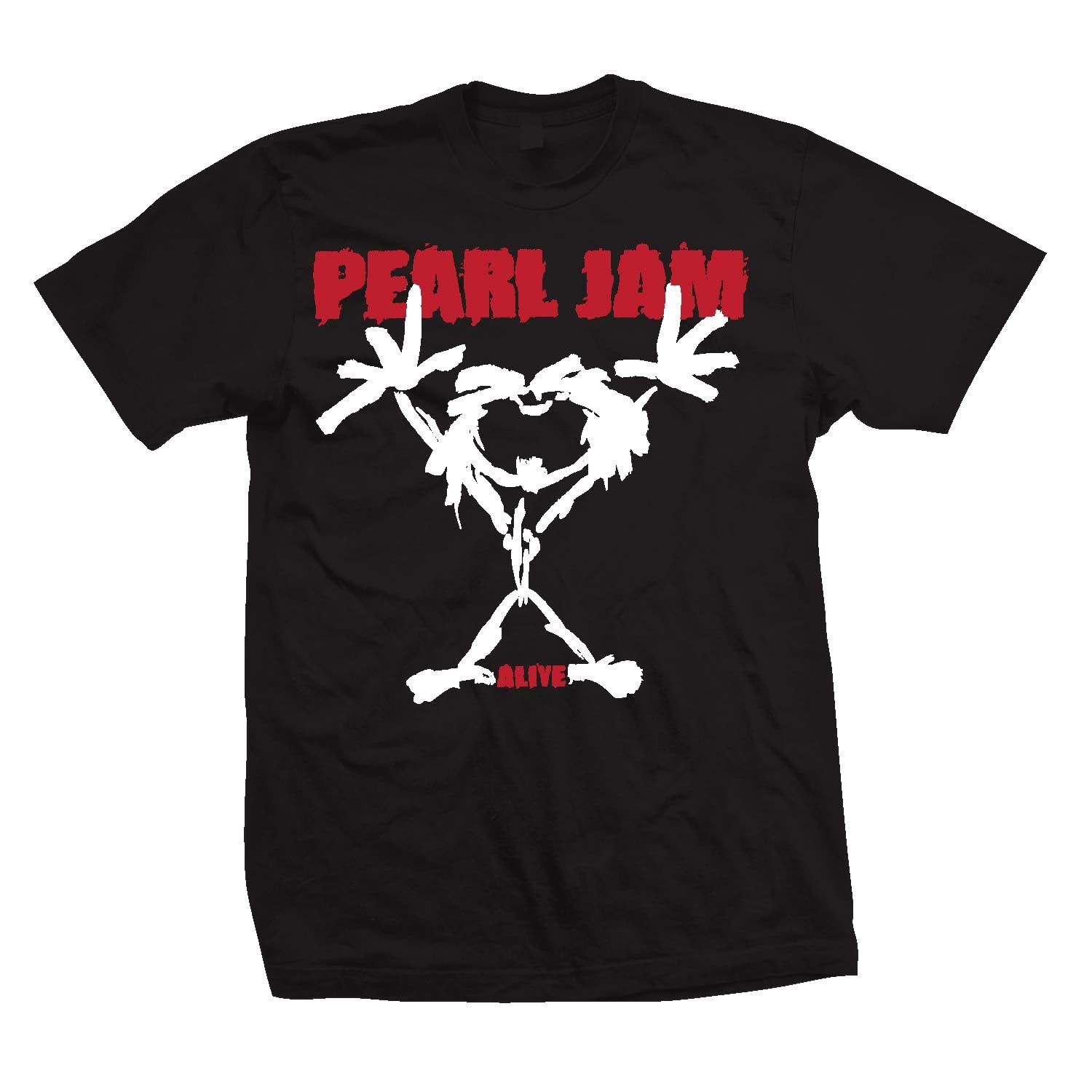 Pearl Jam Stick Man Men's T-Shirt - Black (Medium)