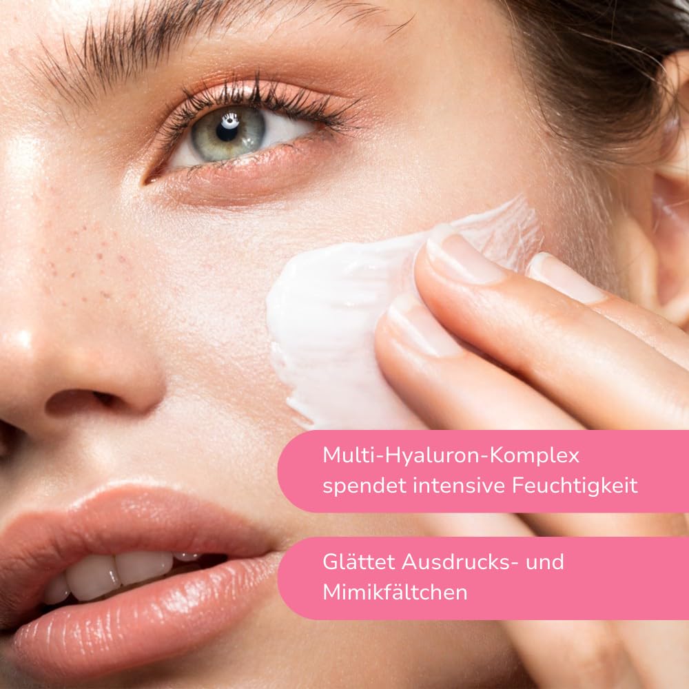 KU2 LED Lichttherapie Maske + Superlift Spilanthol Serum – Anti Aging Hautpflege Set mit Multi Hyaluron & Peptiden – LED Gesichtsmaske für glattere & hydratisierte Haut