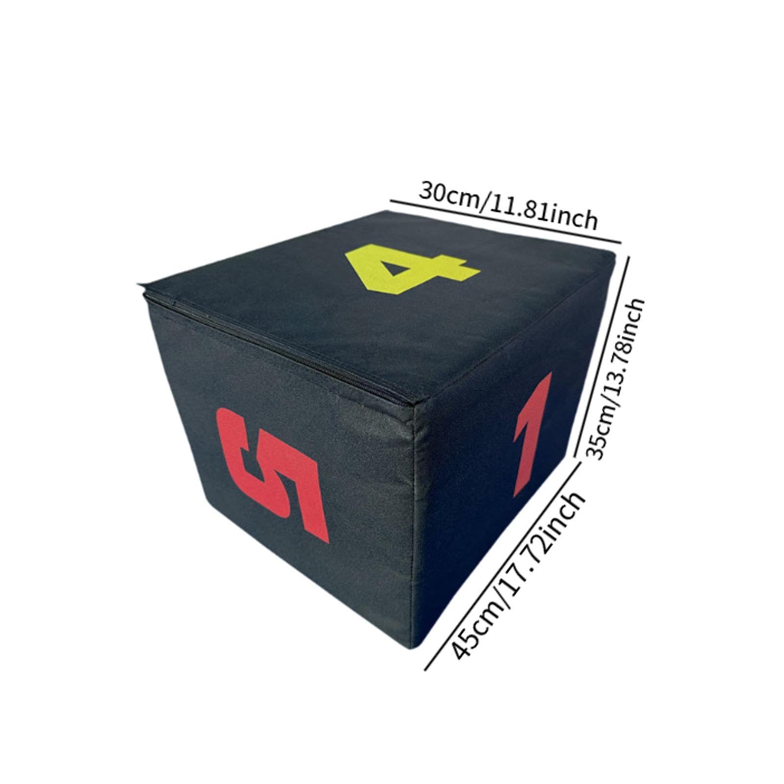 Cajón de Salto Pliométrico Cajón para Entrenamiento de Fuerza Acondicionamiento en Casa