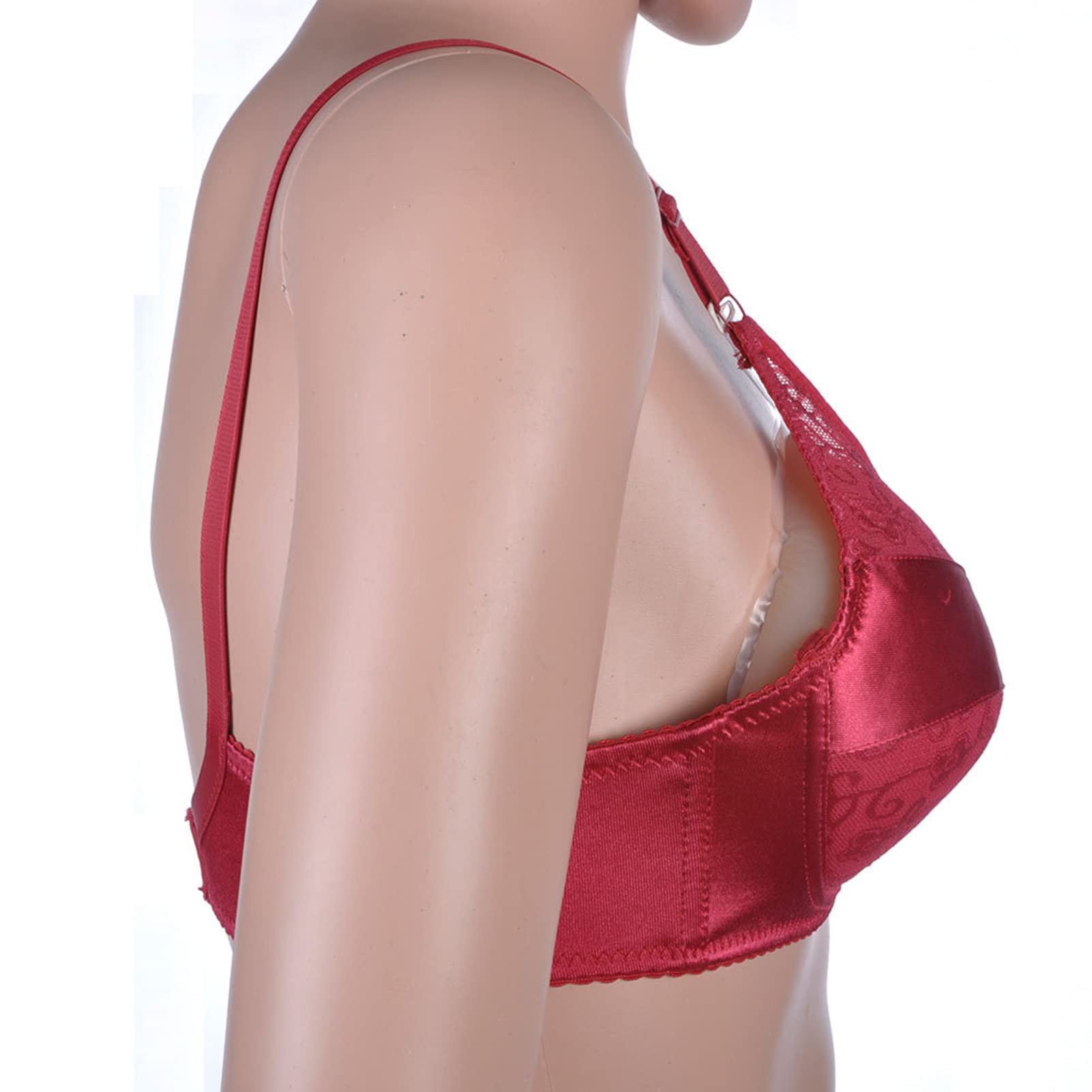 Gancho triangular de silicona for pechos falsos, almohadilla protésica for, compatible con sujetadores comunes