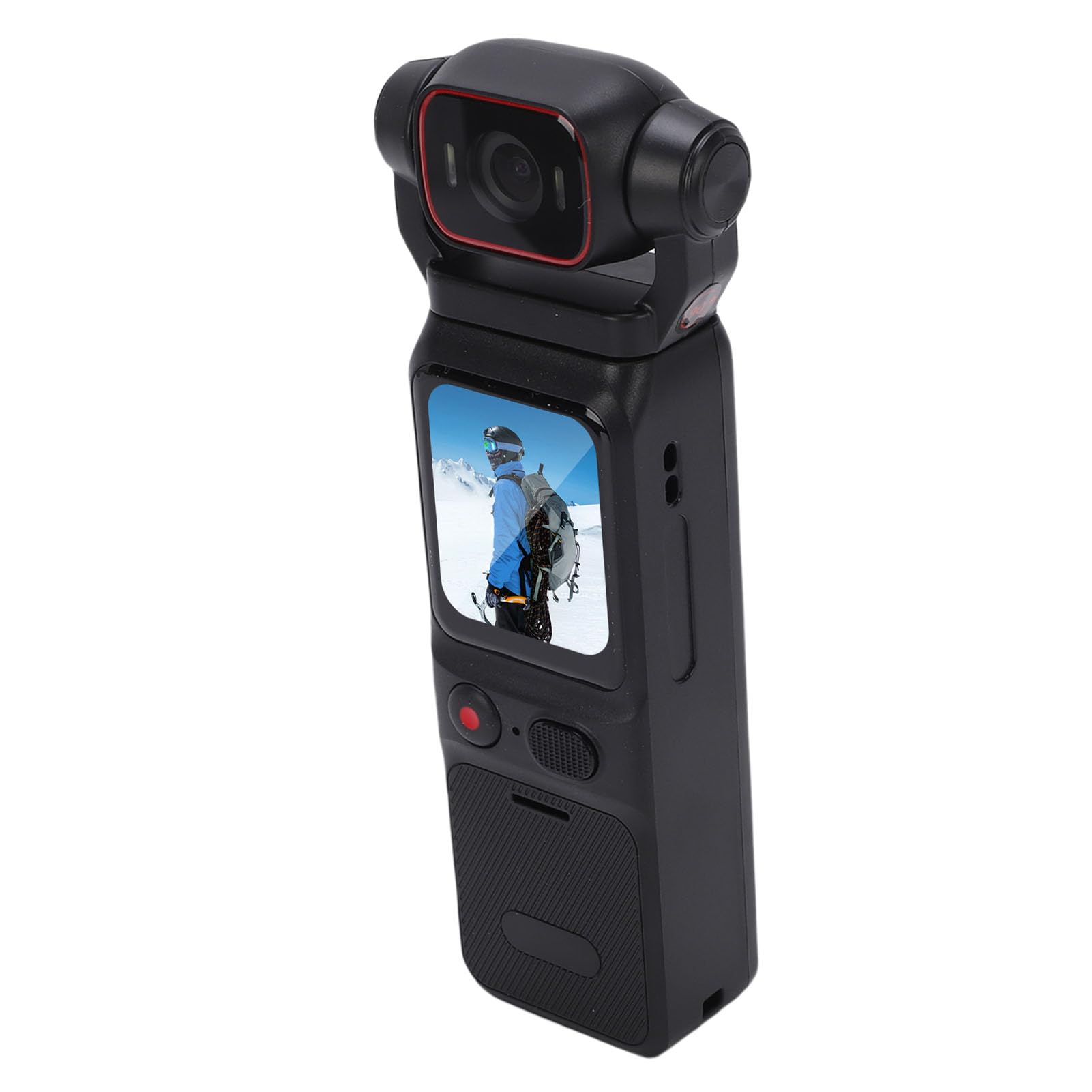 Akozon Cámara de Video Portátil 4K HD WiFi Estabilización Giroscópica de 6 Ejes Gran Angular