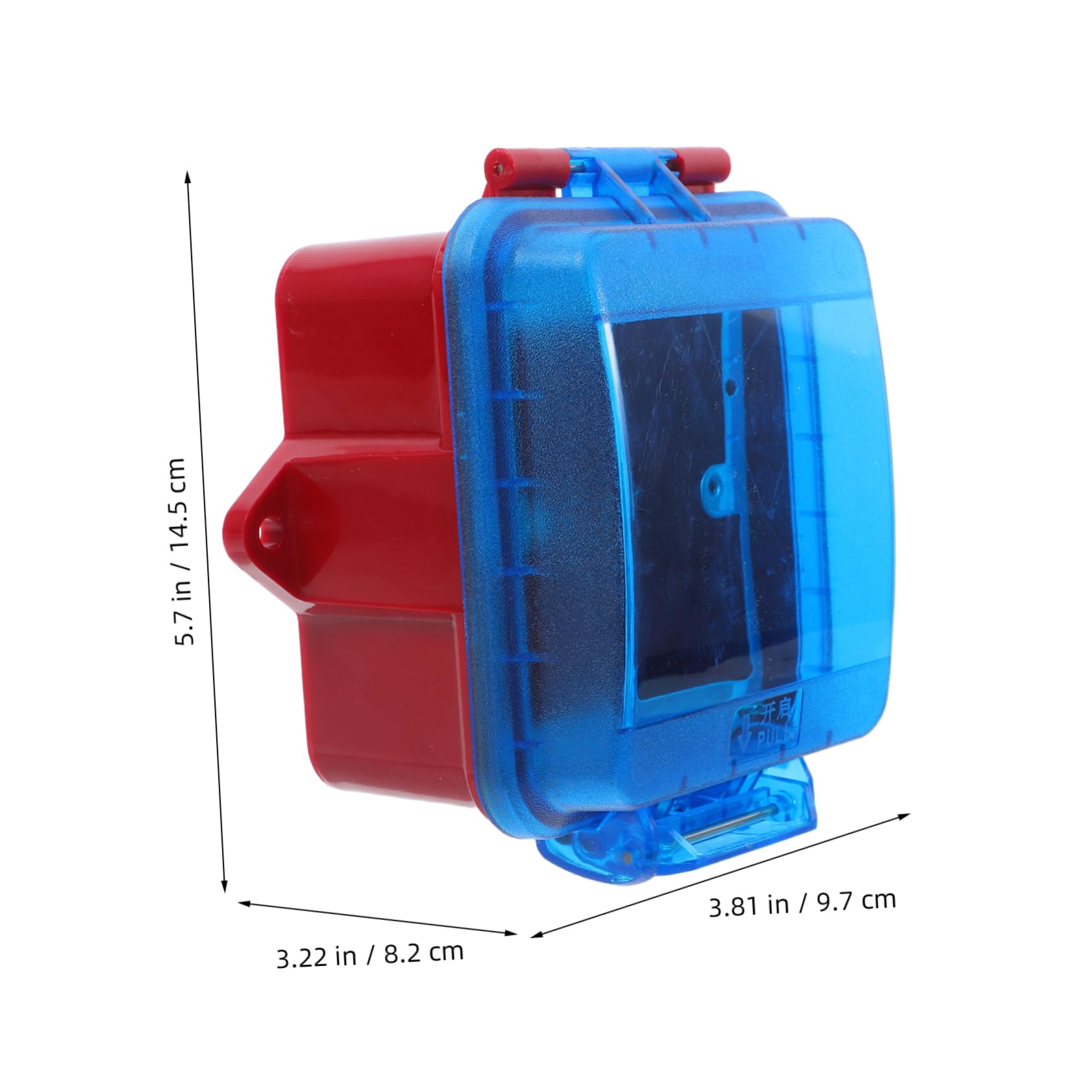 Uonlytech Cubierta Protectora Para Botón De Alarma Manual Protección Completa Para Interruptores De Emergencia Compatible Con Sistemas De Detección De Incendios Sap-mfs