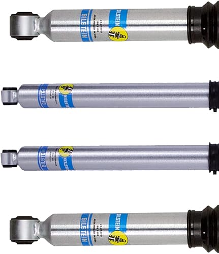 Miniatura 6 de Bilstein B8 5100 Series - Par de amortiguadores delanteros y traseros para Ford F-250 F-350 Super Duty 4WD 2017-2022 con elevación de 2-2.25