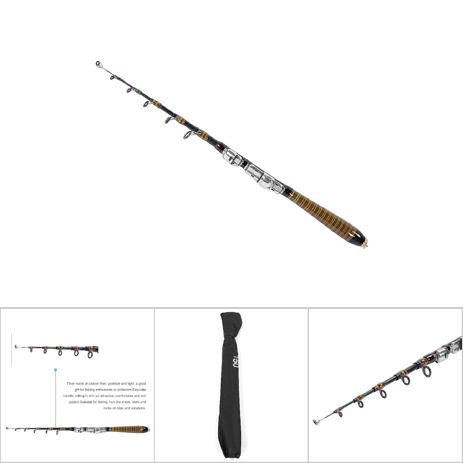 Angelrute Carbon Super Light Tragbare Angelrute Versenkbare EIS Angelrute 1,2 m / 1,5 m / 2,1 m / 2,4 m(150cm)