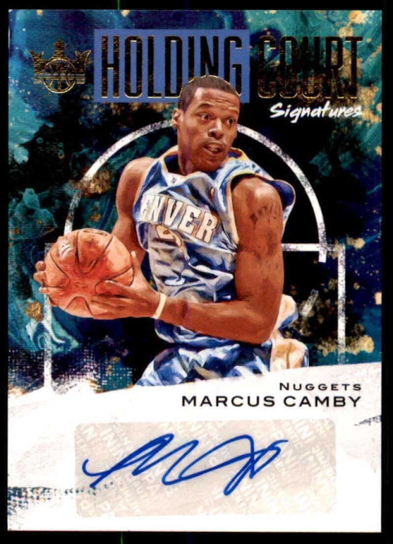 Marcus Camby Card 2020-21 Court Kings Holding Court Signartures #36 - Unsigned Basketball Cards