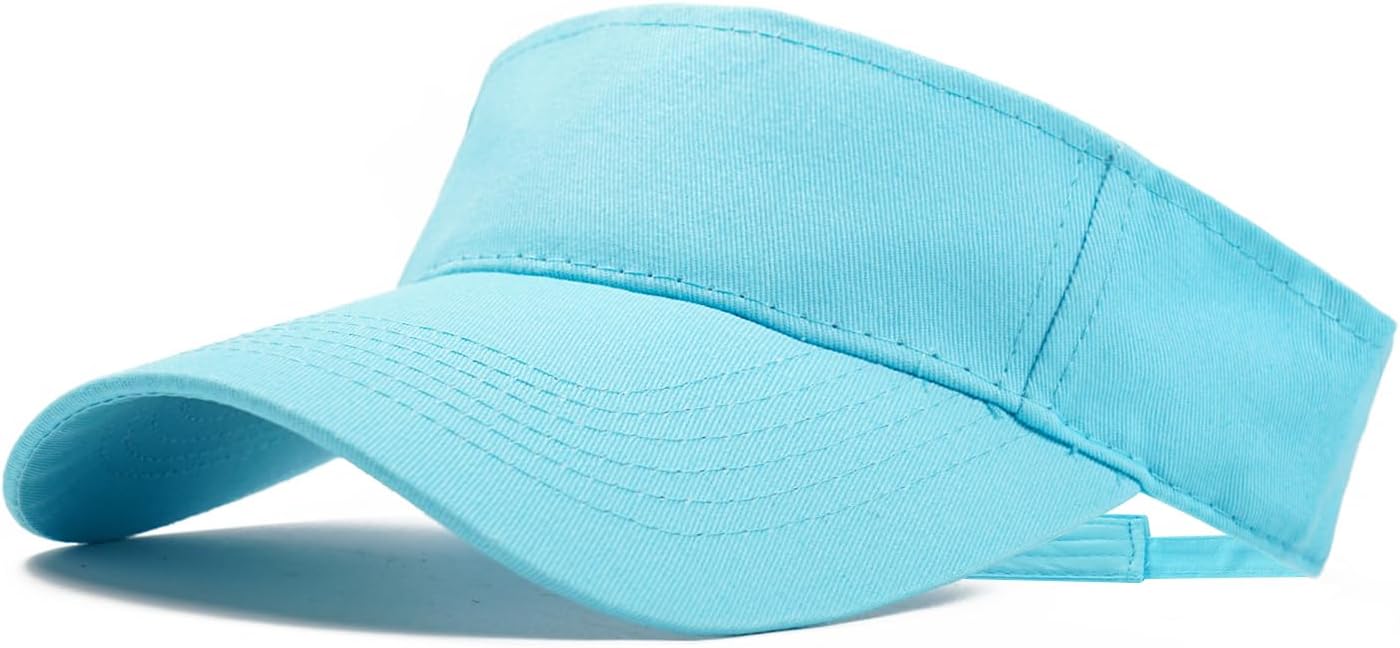 ANDICEQY Sport Sun Visor Hats Adjustable Empty Top Baseball Cap Cotton Ball Caps for Women and Men