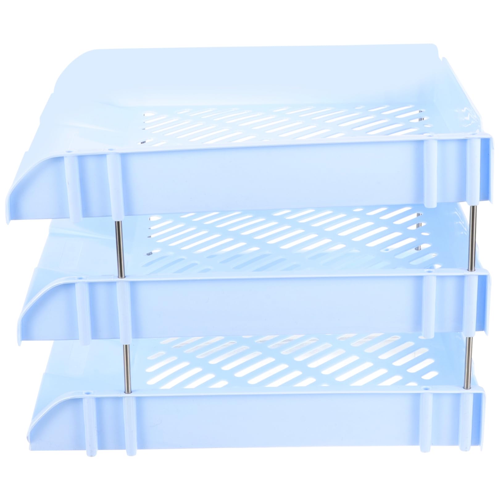 2kawałki Organizer Dokumenty Biurko Warstwowy Wielofunkcyjny Stojak Papier Praktyczny Organizer Do Przechowywania Dokumentów Porządkuje Przestrzeń Roboczą Estetyczny Design