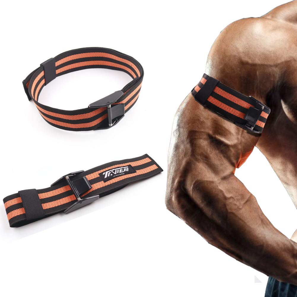 TAVIEW Occlusion Training Bands for Blood Flow Restriction Trainng - Arm Builder Biceps Blaster Boost Muscle Growth