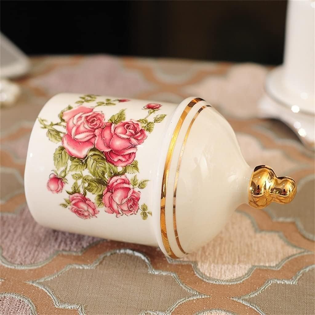 Ceramic Toothpick Holder Portable Bathroom Cotton Swab Storage Organizer Desktop Kitchen (Color : B, Size : As the picture shows)