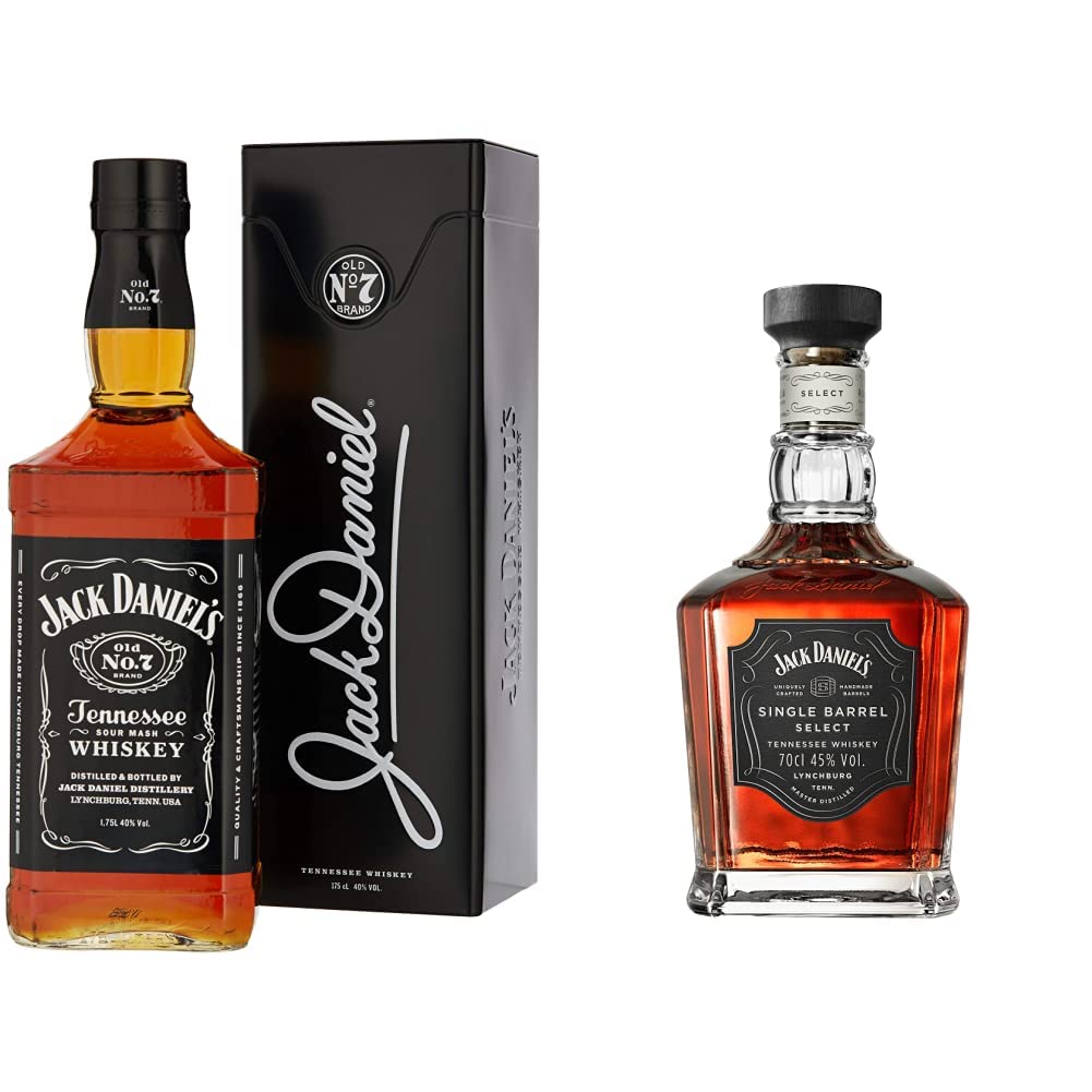 Buy Jack Daniel's Tennessee Whiskey Gift Tin, 1.75 Litre & Jack Daniel