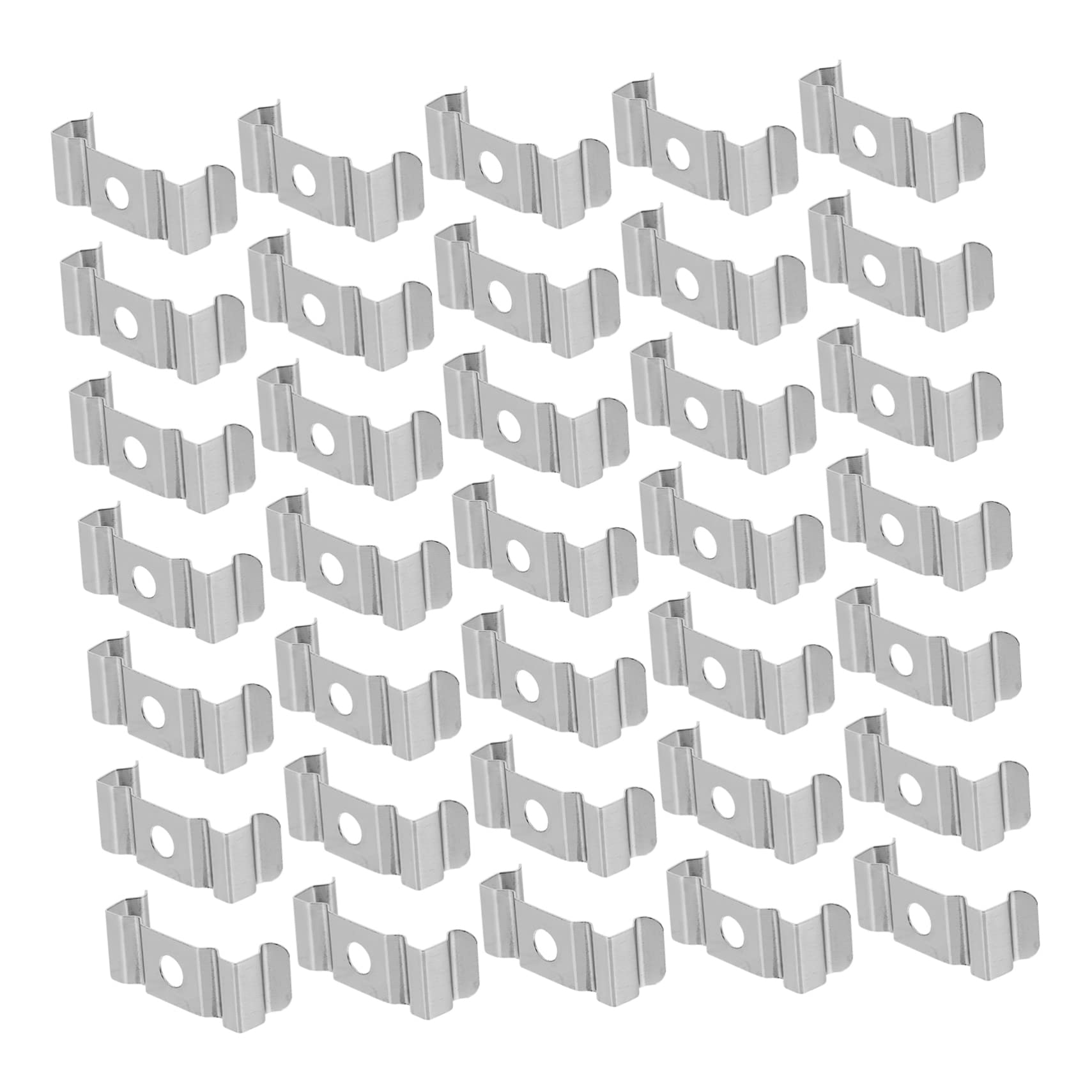 500pcs Fluorescent Tube Buckle Fluorescent Light Metal Holder Fluorescent Light Manganese Steel Clip Fluorescent Light Manganese Steel Holder Fluorescent Light Mount-image-27