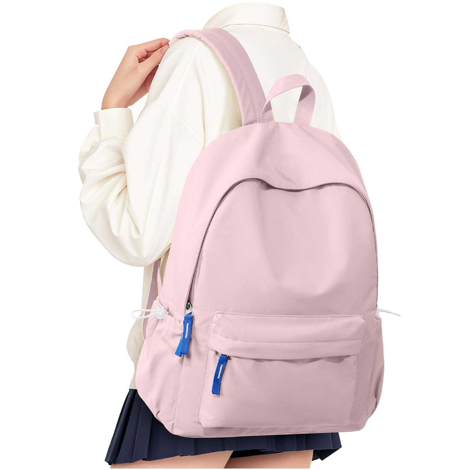School Backpack for Teen Girls Simple School Book Bag Waterproof High School Backpack for Boy Middle Student Bookbag