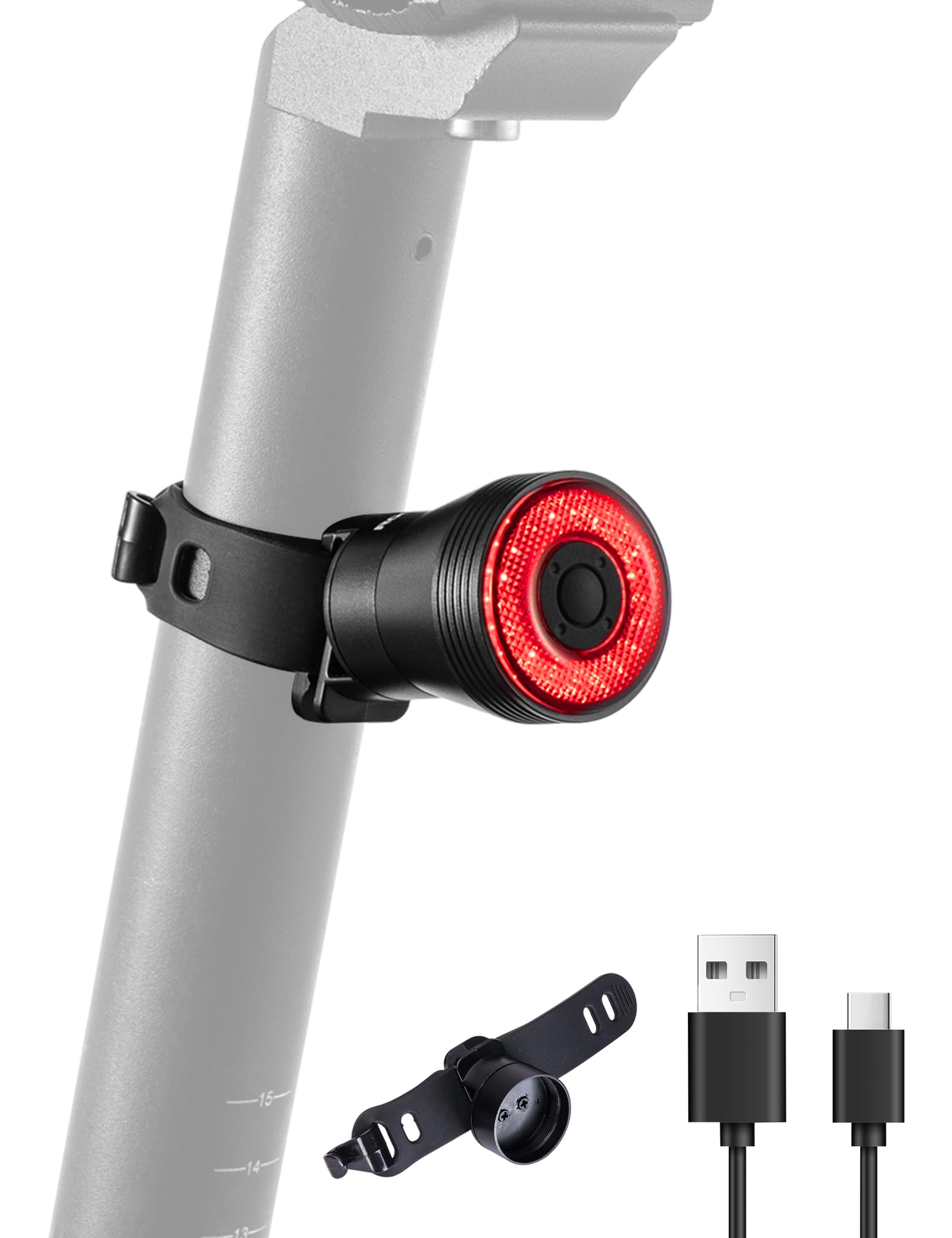 ROCKBROS Smart Bike Tail Light, Brake Sensing & Auto On/Off