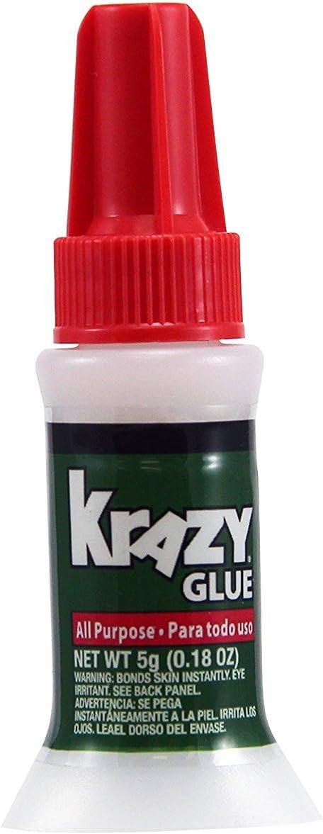 Krazy Glue KG92548R Instant Krazy Glue 0.18-Ounce All Purpose Brush - Pack of 5
