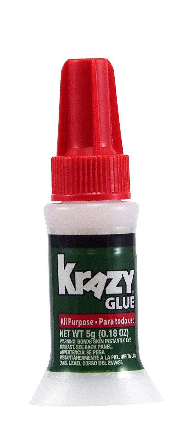 Krazy Glue KG92548R Instant Krazy Glue 0.18-Ounce All Purpose Brush - Pack of 3