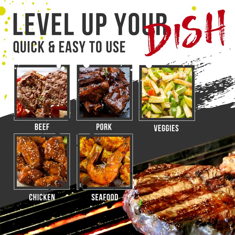 Miniatura 5 de Lane's Bama Grill Master - Condimentos y frotaciones para barbacoa, condimentos dulces y ahumados para carnes y verduras a la parrilla para ahumar,