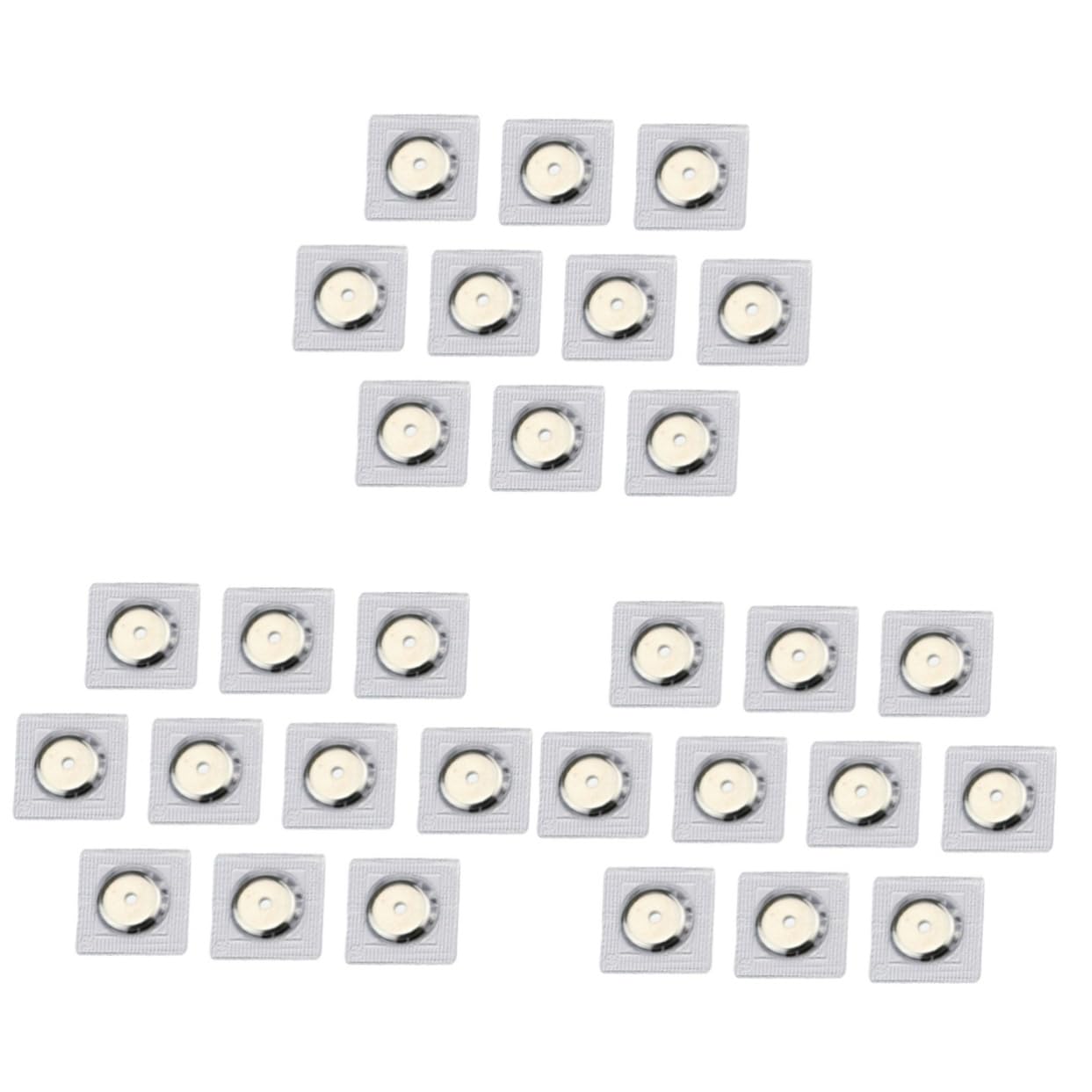 NUOBESTY 30 Pares De Botones De Hebilla Magnética Broches Para Coser Broches De Costura Cierres Magnéticos Para Bolsos Broches Para Ropa Broches Magnéticos Para Bolsos De Plástico