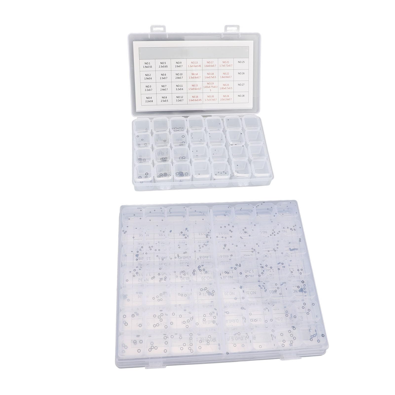 Kit di Strumenti di Riparazione Resistenti All'acqua con Rondella in Gomma per o Anello Dell'orologio con 80 Diverse Dimensioni per Modelli di Orologi