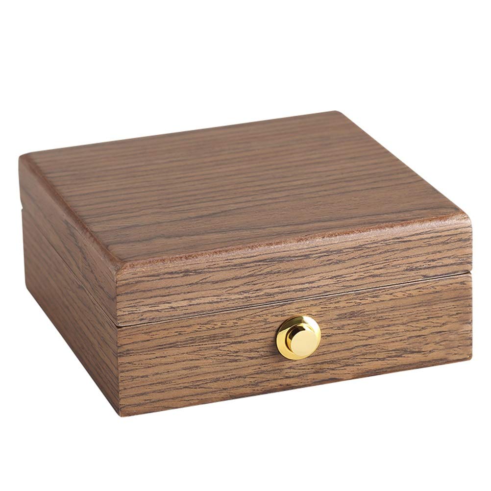 Mallette de rangement bijoux velours et bois le cadeau idéal pour voyageuse