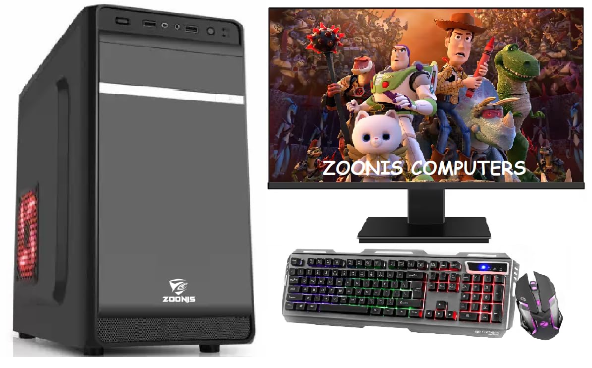Zoonis Gaming Pc Complete Set Core I7 850 24inch Monitor