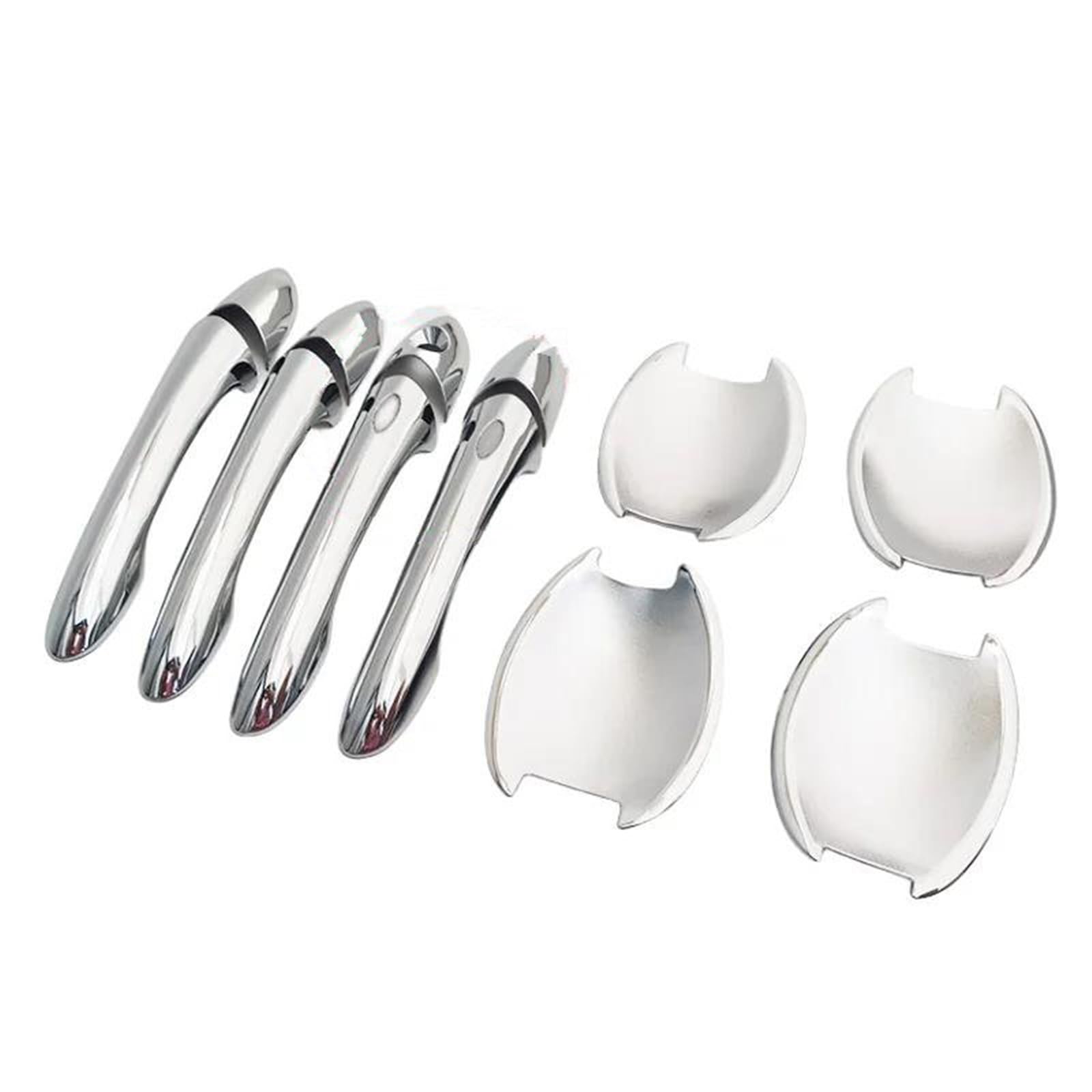 ATGCBCAUF Car Door Handle Cover Trim Sticker Styling for Hyundai for Sonata I45 2011 2012 2013 2014 2015 Car Exterior Door Handles