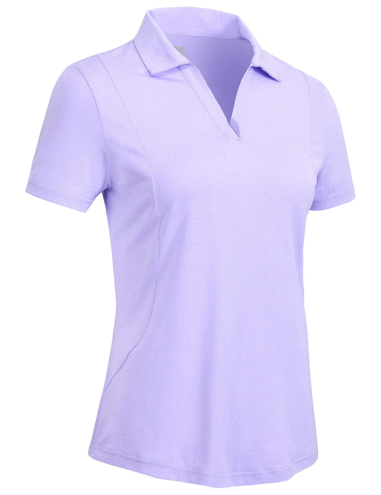 Rdruko Poloshirt Damen Kurzarm Tshirt Sommer V Ausschnitt Schnelltrocknend Sportshirt Fitness Leicht Laufshirt Golf Tennis Polohemd