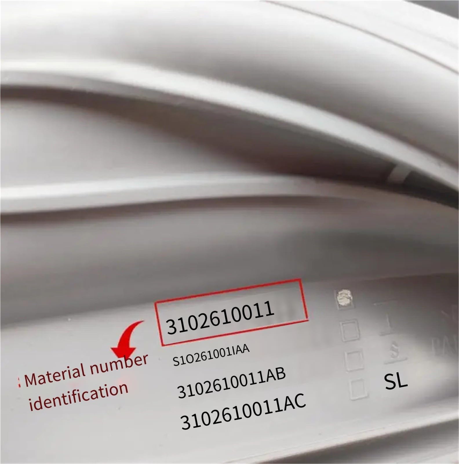 Guarnizione oblò lavatrice, Compatibile con TCL 3102610011, 4C121-000007