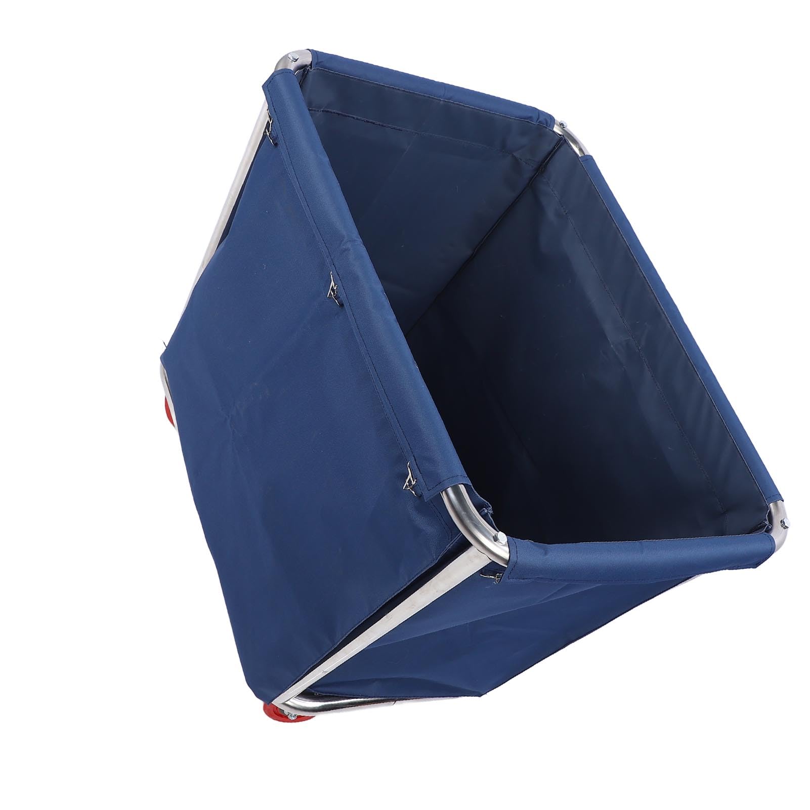 Carrello per Bucato Commerciale in Acciaio Inossidabile, con Ruote Flessibili, per Hotel e Lavanderie