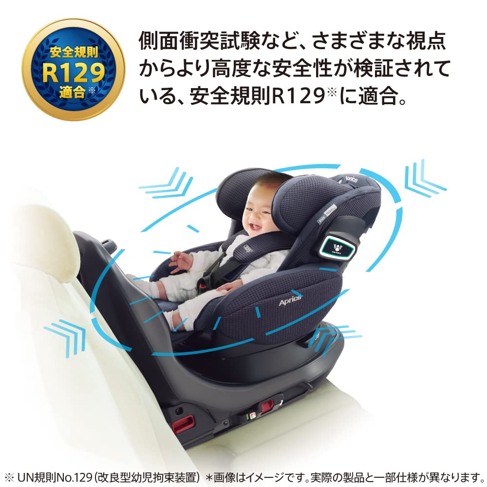 Amazon | Aprica(アップリカ) ISOFIX固定 新生児から使える回転式  